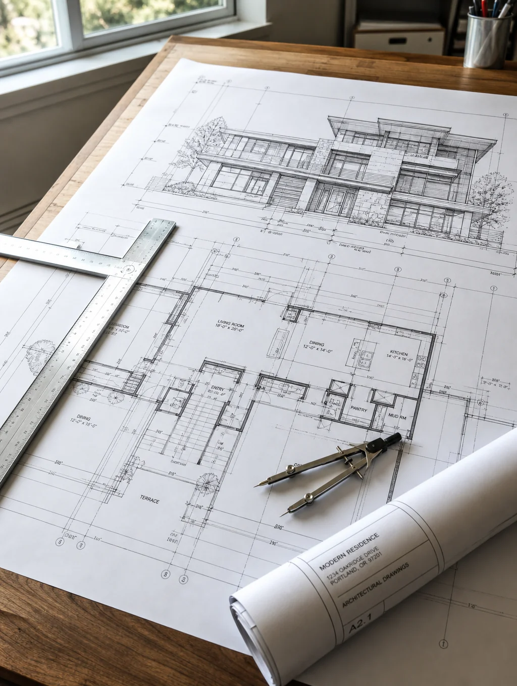 Architectural wireframe of the team ritz core structure