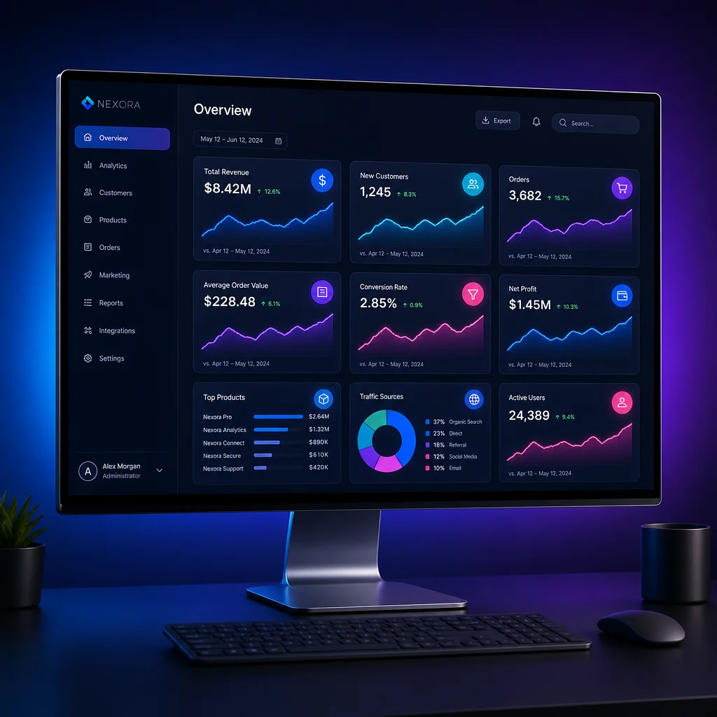 website features showcase